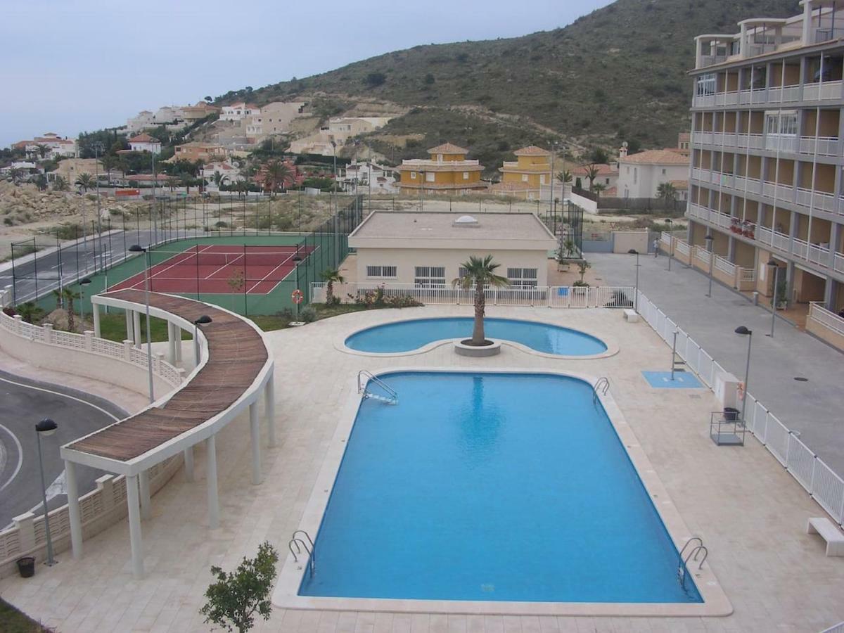 2 Dorm.A/A.Vista Mar.Wifi.Gym.Sauna.Terraza.Parking. เอลกัมเปโญ ภายนอก รูปภาพ
