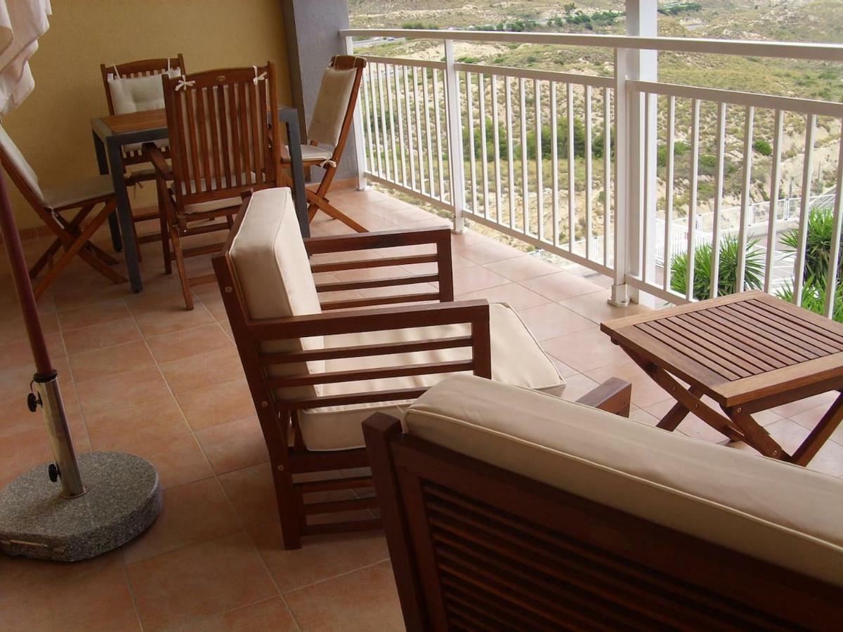 2 Dorm.A/A.Vista Mar.Wifi.Gym.Sauna.Terraza.Parking. เอลกัมเปโญ ภายนอก รูปภาพ