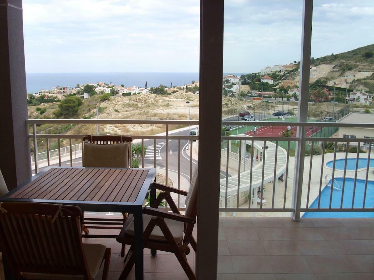 2 Dorm.A/A.Vista Mar.Wifi.Gym.Sauna.Terraza.Parking. เอลกัมเปโญ ภายนอก รูปภาพ