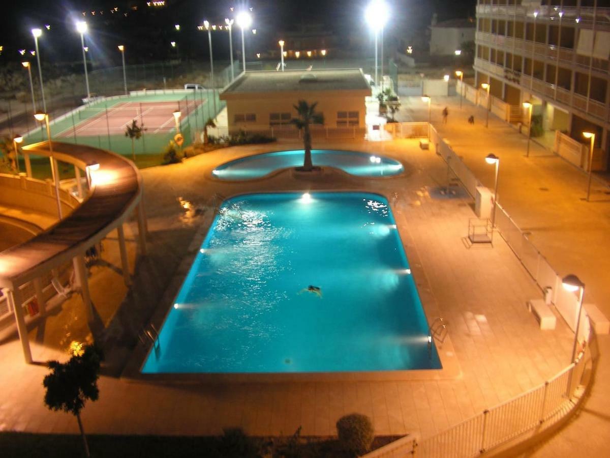 2 Dorm.A/A.Vista Mar.Wifi.Gym.Sauna.Terraza.Parking. เอลกัมเปโญ ภายนอก รูปภาพ